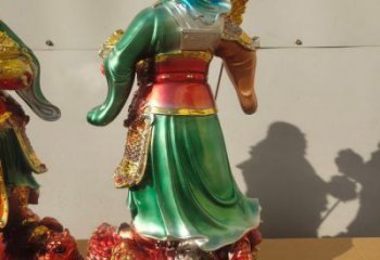 通用銅關(guān)公神像，仿古神像，仿古銅關(guān)公神像廠家