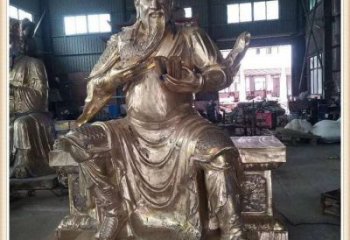 銅關(guān)公神像廠，鎏金效果，鑄銅銅關(guān)公神像制作