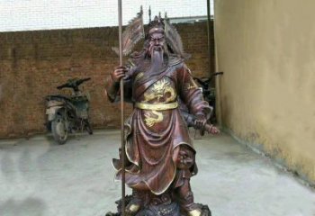 指定銅關(guān)公神像，仿古效果，鑄銅銅關(guān)公神像制作
