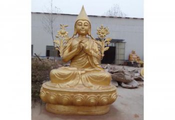 供應(yīng)藏佛佛像，黃銅效果，大型藏佛佛像加工