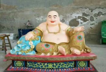 寺廟彌勒佛像生產(chǎn)，鑄銅工藝，仿銅彌勒佛像定做