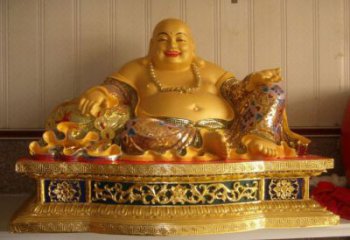 坐像彌勒佛，玻璃鋼佛像