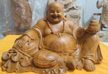 坐像彌勒佛，玻璃鋼佛像