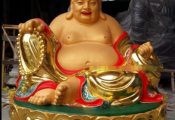 坐像彌勒佛，玻璃鋼佛像