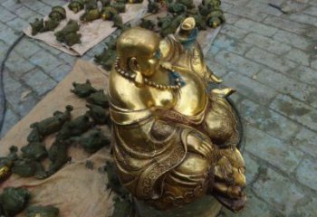 供應(yīng)彌勒佛銅佛像，鑄銅工藝，家用彌勒佛銅佛像廠