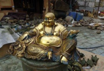 供應(yīng)彌勒佛銅佛像，家用佛像，鑄銅彌勒佛銅佛像制作