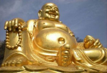 銅鑄造彌勒佛