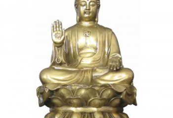 寺廟如來佛像生產(chǎn)，鑄銅工藝佛像，坐式如來佛像廠家