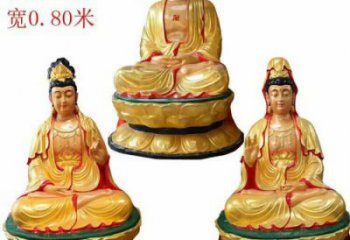 承接三世佛像，彩繪工藝，家用三世佛像廠