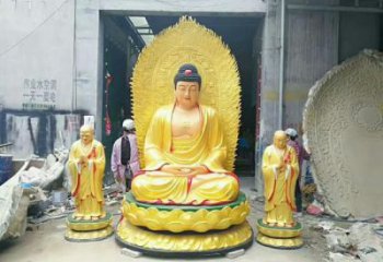 寺廟釋迦摩尼佛像生產(chǎn)，彩繪工藝，釋迦摩尼佛像預(yù)用