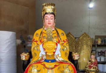 人祖奶奶神像制作，彩繪工藝，人祖奶奶神像制作