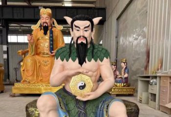 彩繪三皇神像廠，仿古佛像，寺廟五帝神像廠家