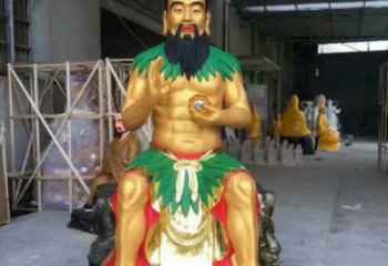 承接三皇神像，佛堂擺放，玻璃鋼五帝神像生產(chǎn)