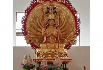 常用千手觀音佛像，佛堂擺放，家用千手觀音佛像廠
