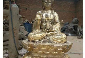 預(yù)定送子觀音佛像，黃銅佛像，送子觀音銅佛像廠