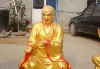 戶外十八羅漢神像工廠，彩繪工藝，彩繪十八羅漢神像生產(chǎn)