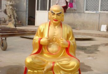 家用十八羅漢神像制作，玻璃鋼材質，寺廟十八羅漢神像廠家