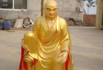 指定十八羅漢神像，鎏金效果，大型十八羅漢神像加工