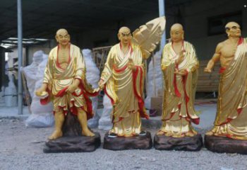 常用十八羅漢神像，現(xiàn)代工藝，十八羅漢神像承接