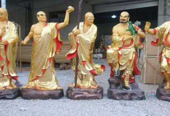 供應十八羅漢神像，寺廟神像，十八羅漢神像選用