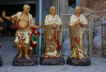 供應十八羅漢神像，寺廟神像廠家，十八羅漢神像選用