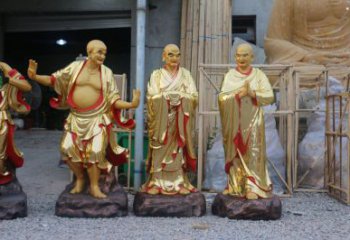 通用十八羅漢神像，現(xiàn)代工藝，十八羅漢神像選用