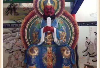 常用三官大帝神像，彩繪工藝，大型三官大帝神像加工