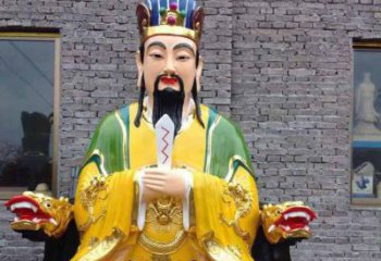 供應(yīng)三官大帝神像，鎏金效果，大型三官大帝神像加工