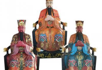 供應(yīng)三官大帝神像，寺廟佛像，仿古三官大帝神像廠家