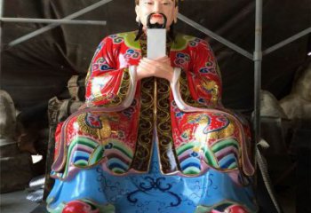 戶外三官大帝神像工廠，仿古佛像，彩繪三官大帝神像生產(chǎn)