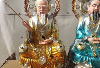 戶外太上老君神像工廠，仿古神像，仿銅太上老君神像定做