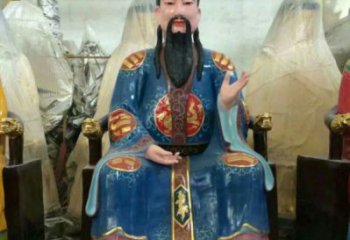 預(yù)定通天教主神像，家用神像，仿銅通天教主神像定做