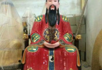 通用元始天尊神像，鎏金效果，元始天尊神像預(yù)用