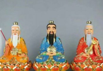 預(yù)定三清天尊神像，現(xiàn)代工藝，彩繪三清天尊神像生產(chǎn)