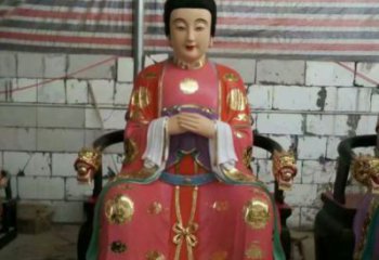 承接三霄奶奶神像，彩繪工藝，仿古三霄奶奶神像廠家