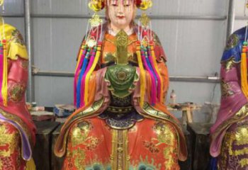 承接三霄奶奶神像，家用神像，仿古三霄奶奶神像廠家