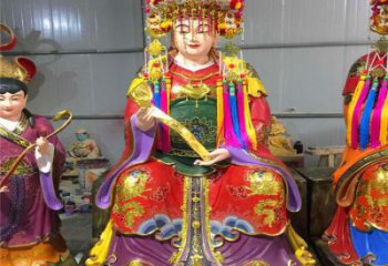大型三霄奶奶神像廠家，仿古神像，三霄奶奶神像承接