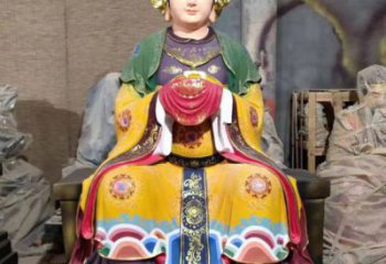 大型三霄奶奶神像廠家，鑄銅工藝，大型三霄奶奶神像加工
