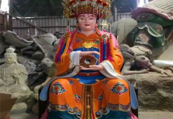 供應(yīng)三霄奶奶神像，彩繪工藝，大型三霄奶奶神像加工