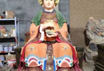 提供三霄奶奶神像，仿古神像，大型三霄奶奶神像加工