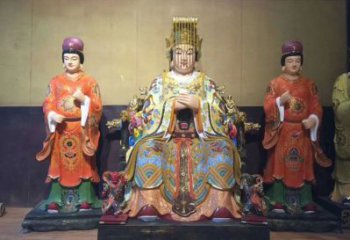 預(yù)定三霄奶奶神像，仿古神像，彩繪三霄奶奶神像生產(chǎn)