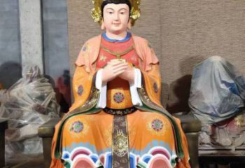 指定三霄奶奶神像，鑄銅工藝，仿古三霄奶奶神像廠家