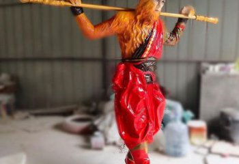 大型孫悟空佛像廠家，彩繪工藝，大型孫悟空佛像加工
