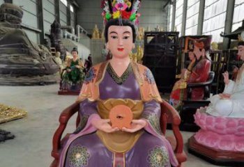 提供王母娘娘神像，現(xiàn)代工藝，王母娘娘神像選用