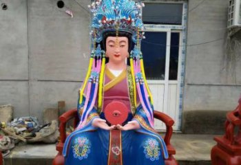 預(yù)定王母娘娘神像，玻璃鋼材質(zhì)，王母娘娘神像承接