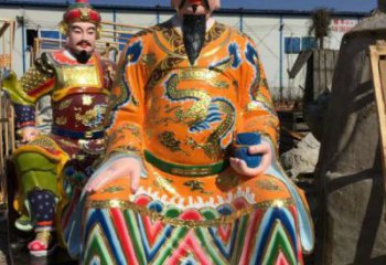 供應玉皇大帝神像，鎏金效果，大型玉皇大帝神像加工