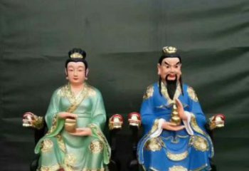 承接玉皇王母神像，現(xiàn)代工藝，鑄銅玉皇王母神像制作