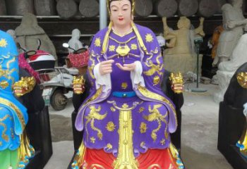 彩繪老母神像廠，玻璃鋼材質(zhì)，老母神像預(yù)用