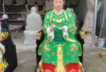 彩繪老母神像廠，現(xiàn)代工藝，玻璃鋼老母神像生產(chǎn)
