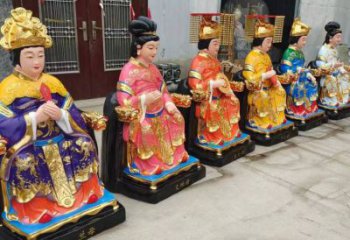 大型老母神像廠家，彩繪工藝，彩繪老母神像生產(chǎn)